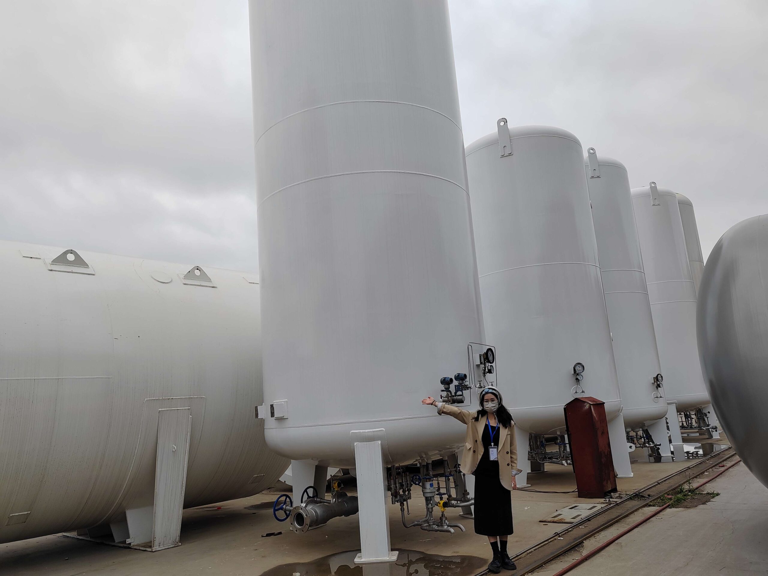 20m3 22ton liquid oxygen storage tank for sale