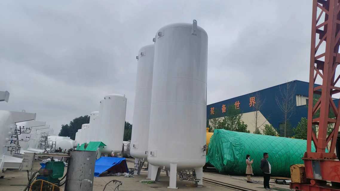 LCO2 tank application in different areas