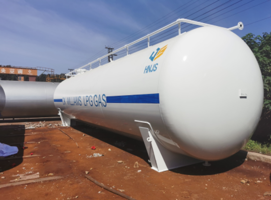 Liquefied petroleum gas storage tank (liquefied petroleum gas storage tank) process