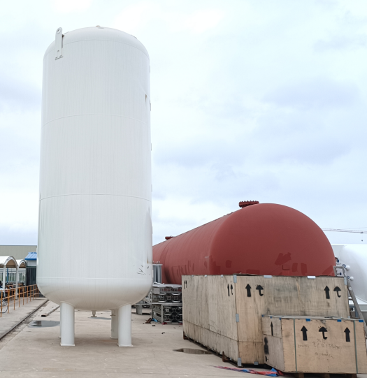 Volume of cryogenic liquid storage tanks