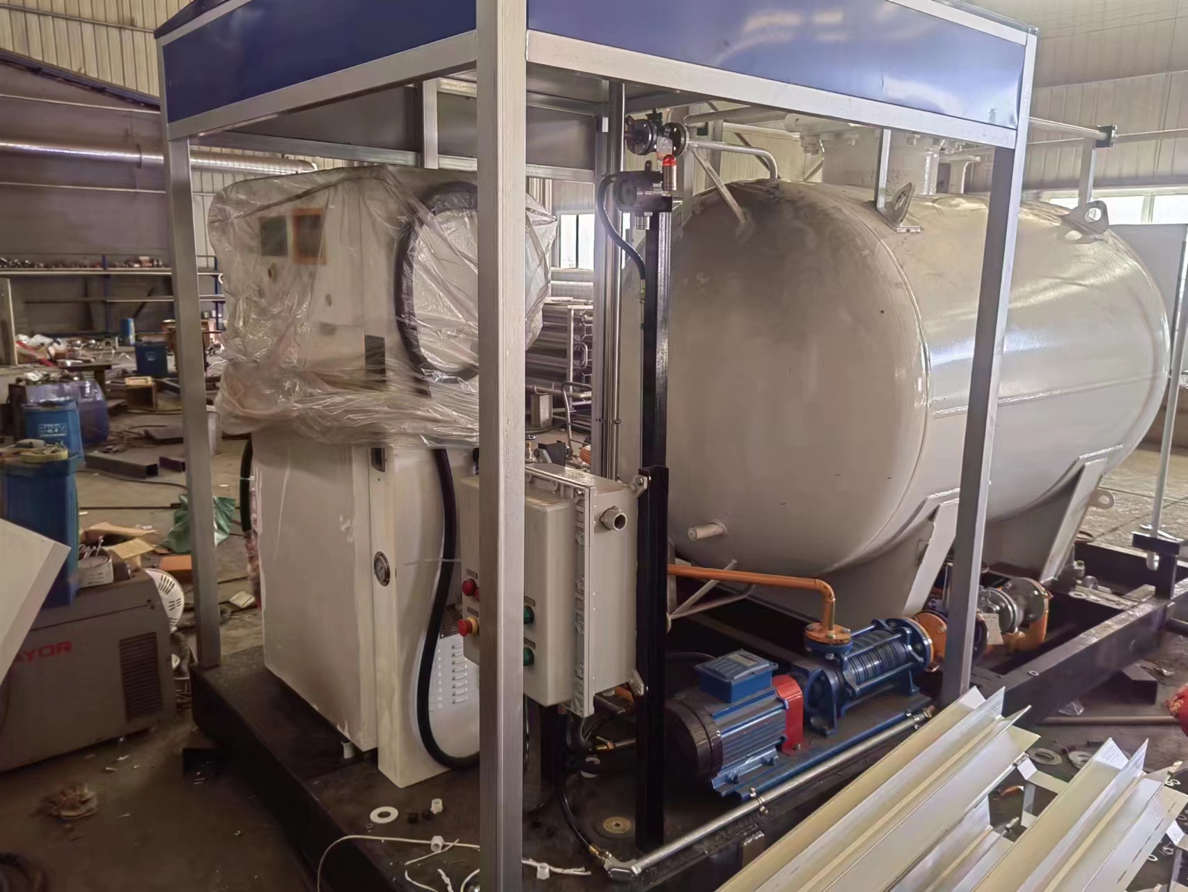 Auto LPG gas filling station for filling cars