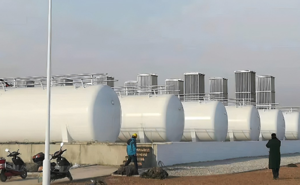 LPG storage tank process