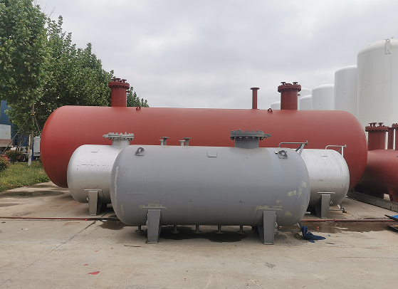 LPG horizontal storage tank installation conditions
