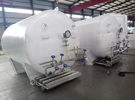 The cryogenic storage tank adopts a unique vacuuming process
