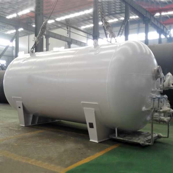 The support structure between the liner and outer shell of the cryogenic storage tank adopts the upper stainless steel tie belt and the lower stainless steel tube support method.