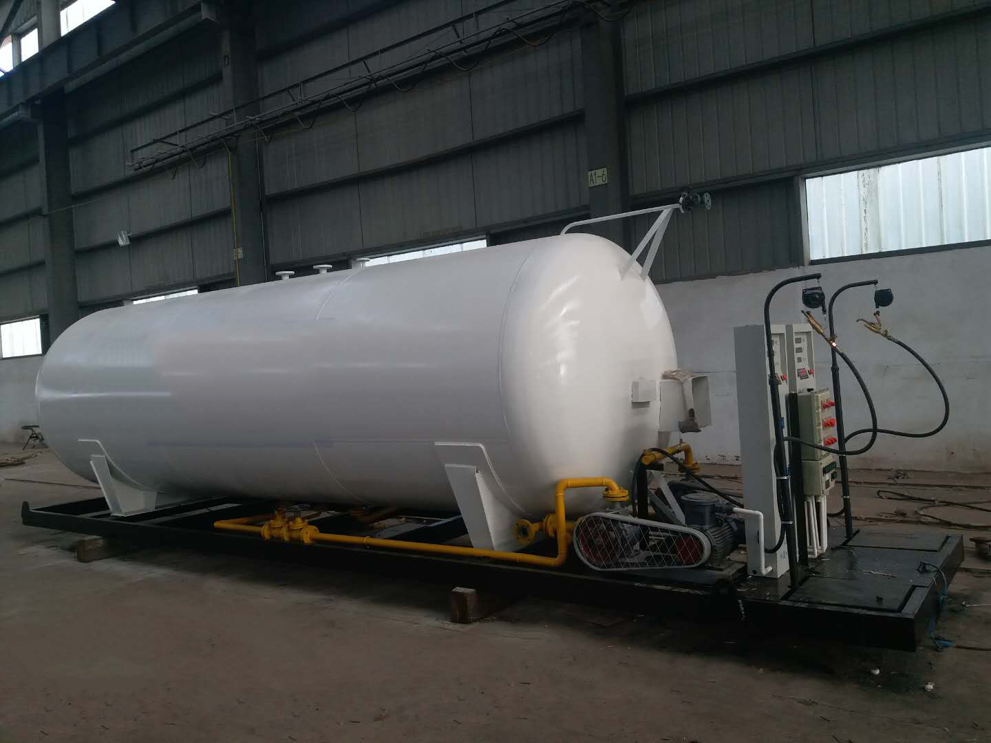 LPG հարմար տեղադրման կայան, LPG պառակտված Skid Mounted Station, LPG պահեստային տանկեր