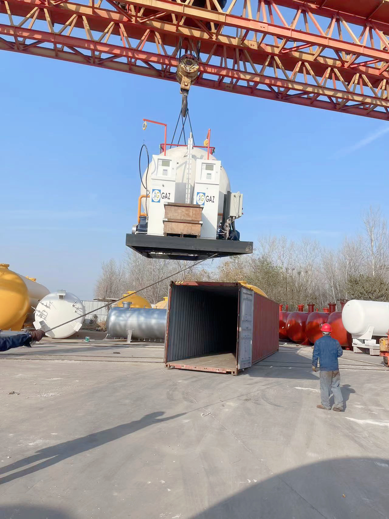 LPG Skid- ի տեղադրված սարքավորումների տեխնիկական առանձնահատկությունները