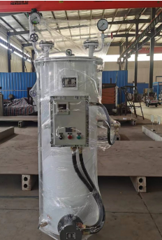 Carbon dioxide water bath vaporizer