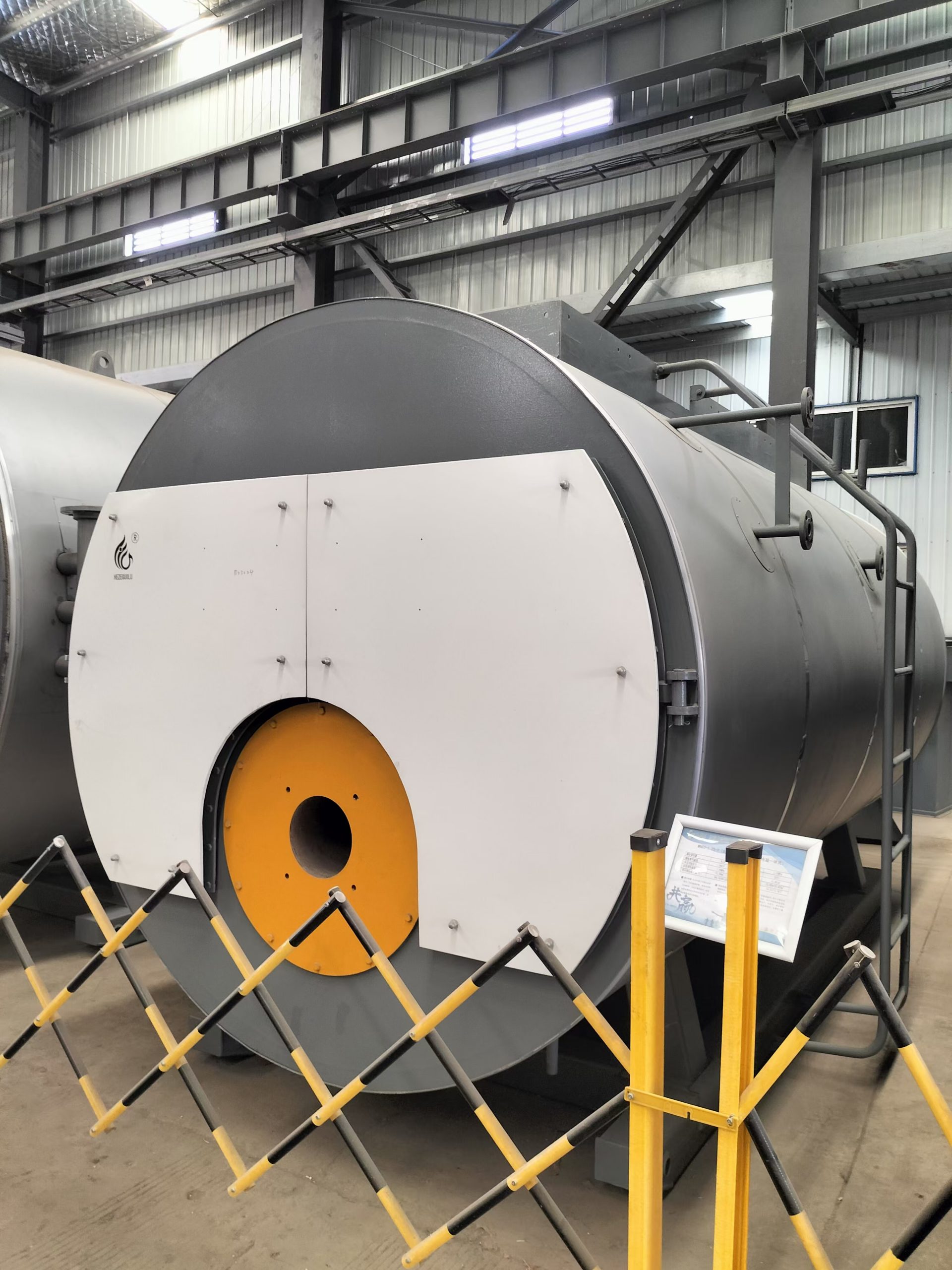 Inspection of thermal oil boiler tube sheet5