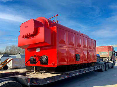 Biomass boiler tube end shrinking method